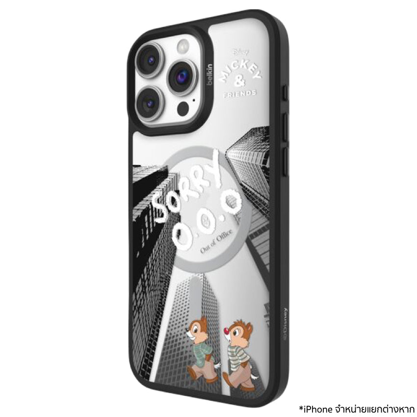 เคสกันกระแทก iPhone 16 Pro Max Belkin Sheerforce ลาย Chip and Dale รองรับ MagSafe