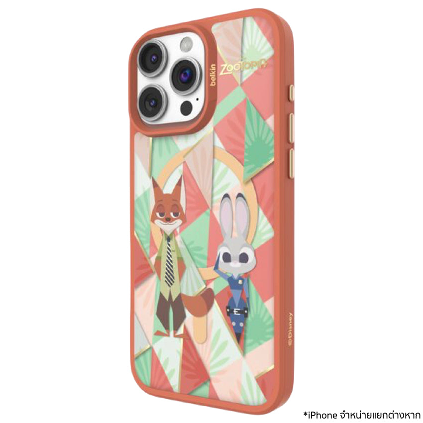 เคสกันกระแทก iPhone 16 Pro Max Belkin Sheerforce ลาย Zootopia รองรับ MagSafe