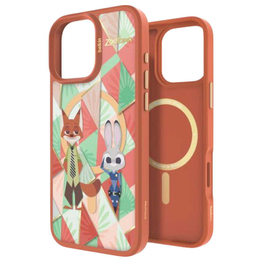 เคสกันกระแทก iPhone 16 Pro Max Belkin Sheerforce ลาย Zootopia รองรับ MagSafe