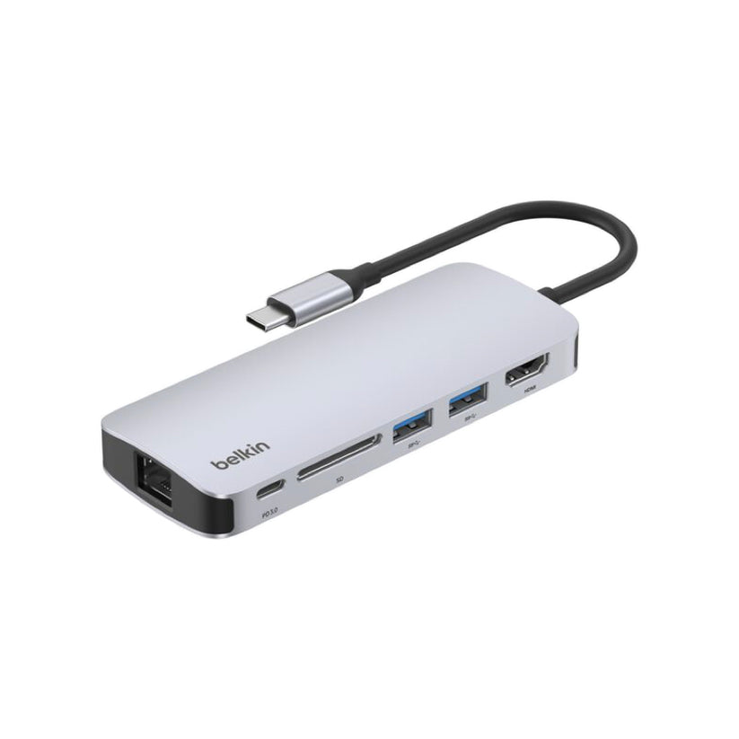 Belkin USB-C 6 in1 Multiport Hub 4K60Hz 100W