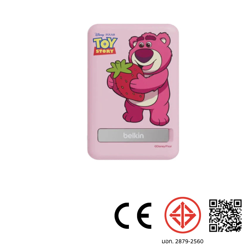 BELKIN BOOST CHARGE Magnetic 7.5W Wireless Power Bank 5K with Kickstand - Lotso