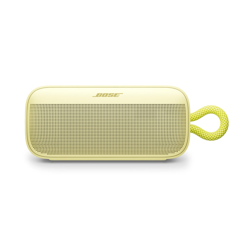 ลำโพง Bluetooth Bose SoundLink Plus สี Citrus Yellow มุมมองด้านหน้า