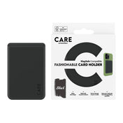 กระเป๋าใส่บัตร Fashionable Cardholder สำหรับ iPhone สี Black แบรนด์ CARE by PanzerGlass