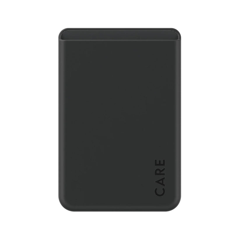 กระเป๋าใส่บัตร Fashionable Cardholder สำหรับ iPhone สี Black ใส่บัตร 3 ใบ แบรนด์ CARE by PanzerGlass