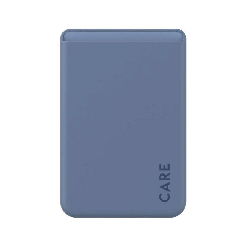 กระเป๋าใส่บัตร Fashionable Cardholder สำหรับ iPhone สี Blue ใส่บัตร 3 ใบ แบรนด์ CARE by PanzerGlass