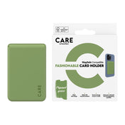 กระเป๋าใส่บัตร Fashionable Cardholder สำหรับ iPhone สี Green แบรนด์ CARE by PanzerGlass