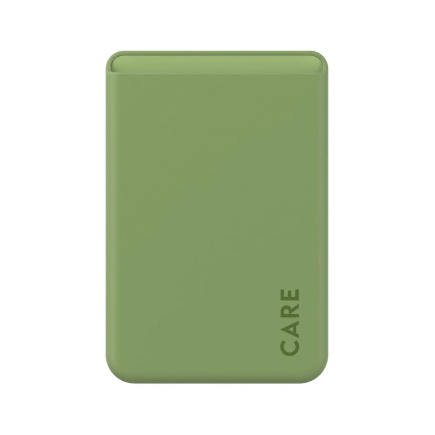 กระเป๋าใส่บัตร Fashionable Cardholder สำหรับ iPhone สี Green ใส่บัตร 3 ใบ แบรนด์ CARE by PanzerGlass