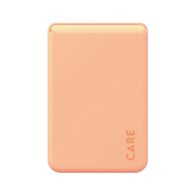 กระเป๋าใส่บัตร Fashionable Cardholder สำหรับ iPhone สี Peachy ใส่บัตร 3 ใบ แบรนด์ CARE by PanzerGlass