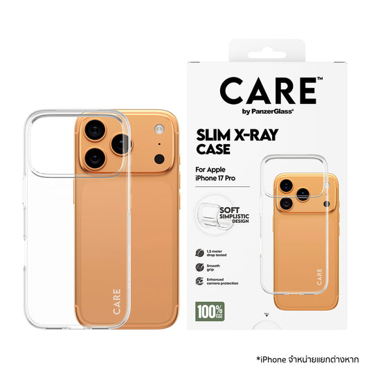 เคสไอโฟน X-Ray สำหรับ iPhone 17 Pro สี Transparent แบรนด์ CARE by PanzerGlass