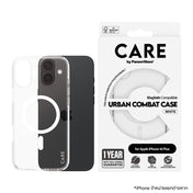 เคสไอโฟน Flagship รองรับ MagSafe สำหรับ iPhone 16 Plus สี White จากแบรนด์ CARE by PanzerGlass