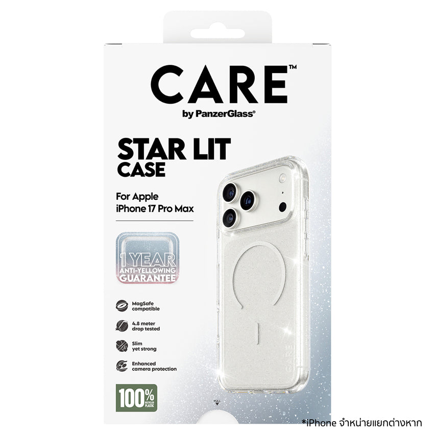 เคสไอโฟน Urban Combat รองรับ MagSafe สำหรับ iPhone 17 Pro Max สี Star Lit กันกระแทก 4.8 เมตร แบรนด์ CARE by PanzerGlass
