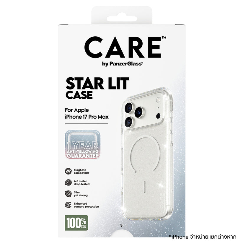 เคสไอโฟน Urban Combat รองรับ MagSafe สำหรับ iPhone 17 Pro Max สี Star Lit กันกระแทก 4.8 เมตร แบรนด์ CARE by PanzerGlass