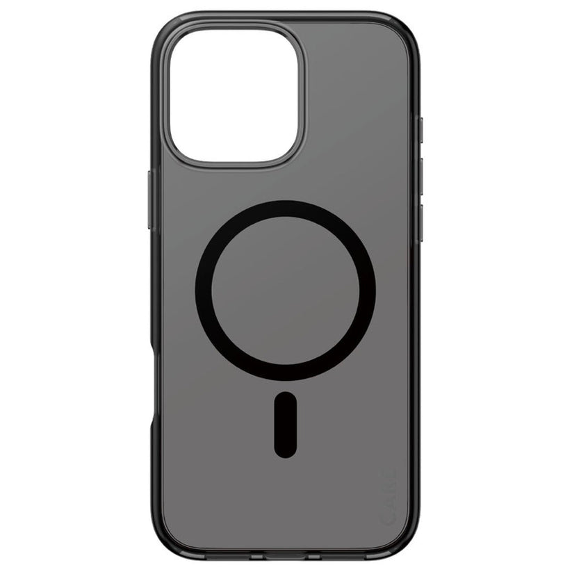 เคสไอโฟน Smokey Hard รองรับ MagSafe สำหรับ iPhone 16 Pro Max สี Black ดีไซน์สุดเท่ จากแบรนด์ CARE