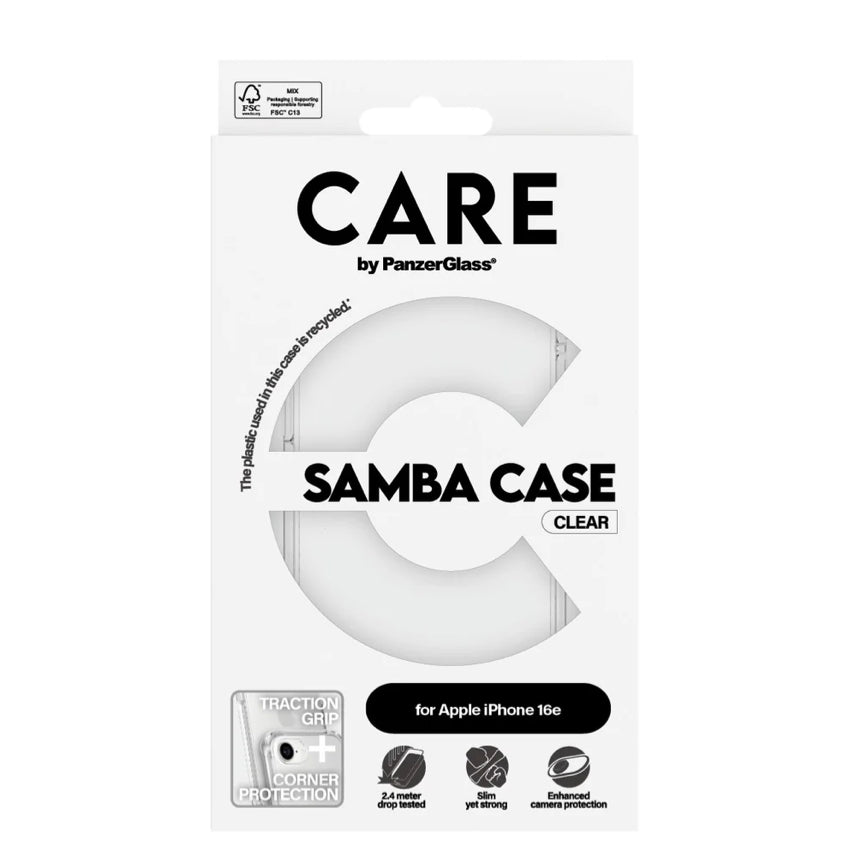 เคสกันกระแทก iPhone 16e CARE Fashionable Samba สี Transparent