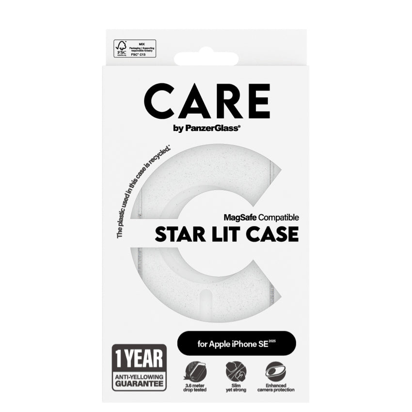 CARE by PanzerGlass Flagship Urban Combat Magsafe Case for iPhone 16e - Star Lit