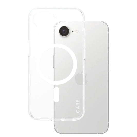 CARE by PanzerGlass Flagship Urban Combat Magsafe Case for iPhone 16e - Transparent