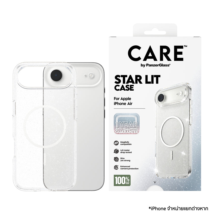 เคสไอโฟน Urban Combat รองรับ MagSafe สำหรับ iPhone Air สี Star Lit แบรนด์ CARE by PanzerGlass