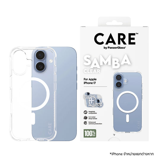 เคสไอโฟน Samba รองรับ MagSafe สำหรับ iPhone 17 แบรนด์ CARE by PanzerGlass