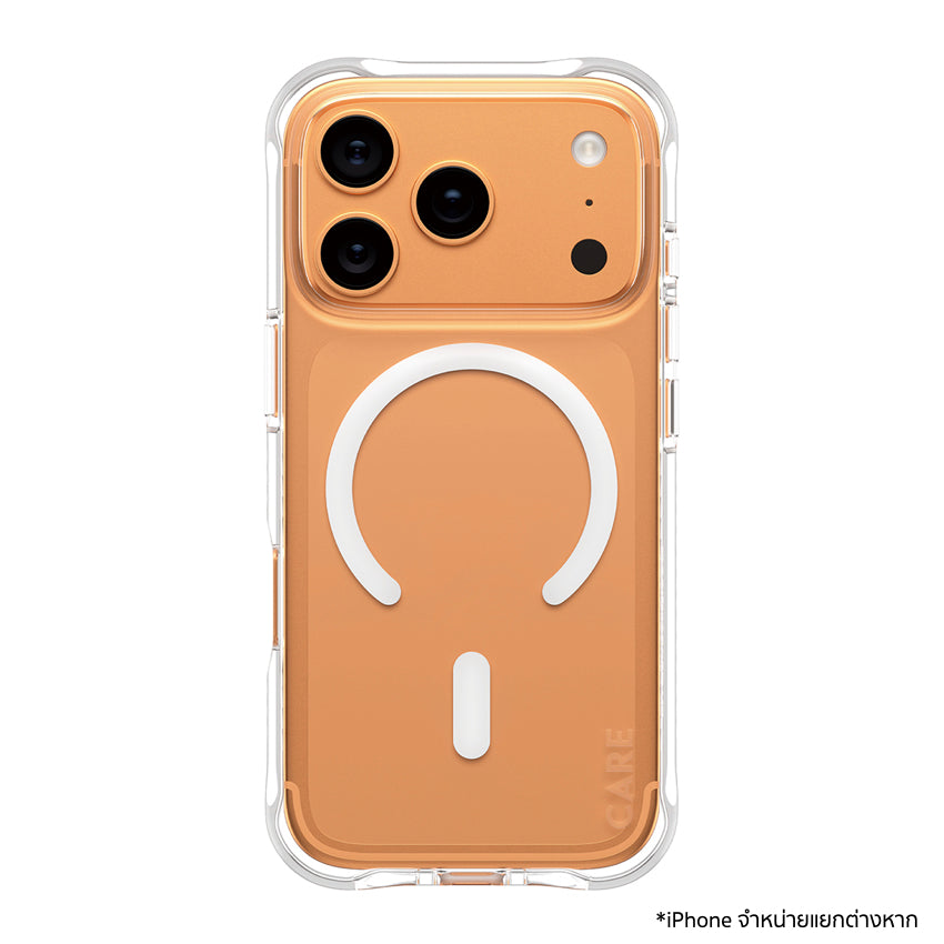 เคสไอโฟน Samba รองรับ MagSafe สำหรับ iPhone 17 Pro สี Transparent กันกระแทก แบรนด์ CARE by PanzerGlass