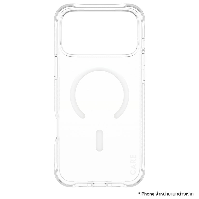 เคสไอโฟน Samba รองรับ MagSafe สำหรับ iPhone 17 Pro Max สี Transparent ดีไซน์ใส แบรนด์ CARE by PanzerGlass
