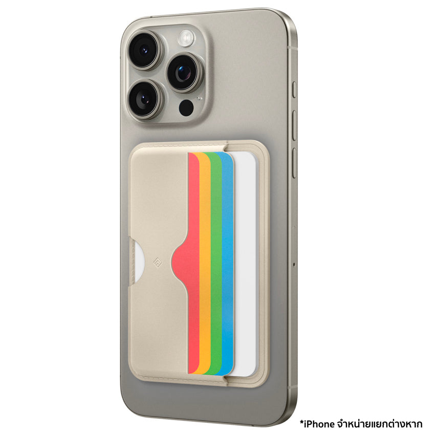 CASEOLOGY Folder Pop Magnetic Wallet Card Holder - Rainbow