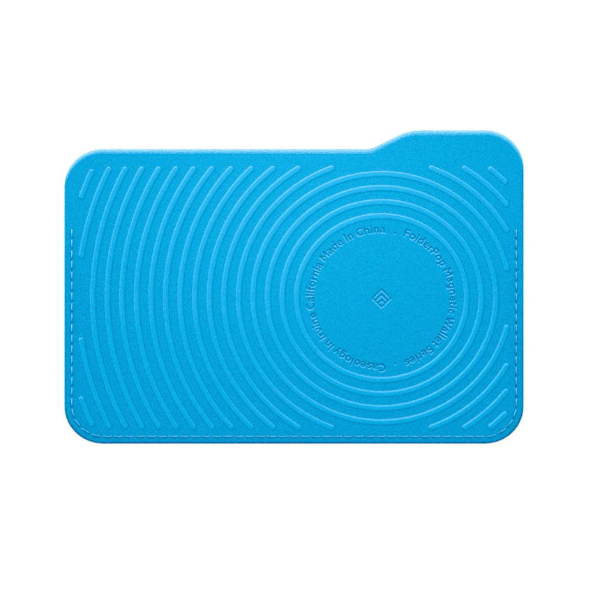 CASEOLOGY Folder Pop Magnetic Wallet Card Holder - Sky Blue Cloud