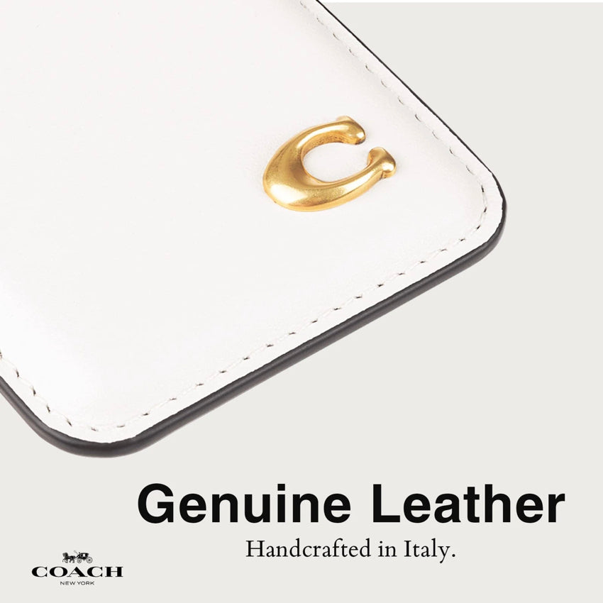 Coach Essential Magnetic Card Holder - Chalk