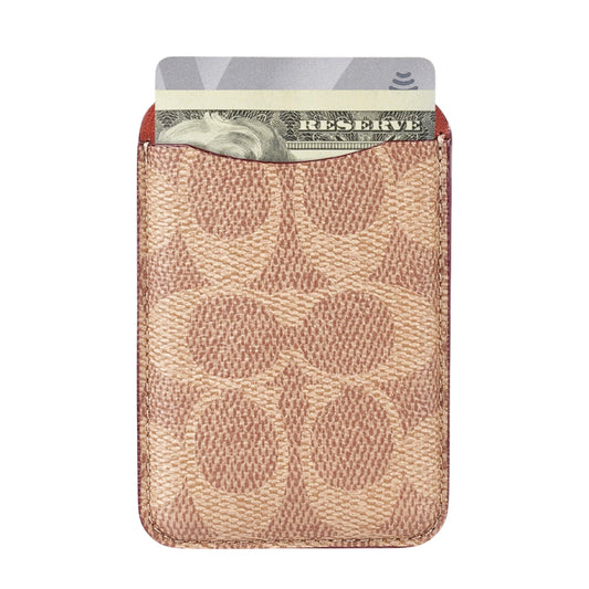 กระเป๋าใส่บัตร Coach Essential Magnetic Card Holder สี Signature Tan