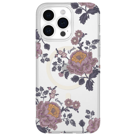Coach Protective Case Mag for iPhone 15 Pro Max - Moody Floral