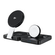 แท่นชาร์จชาร์จไร้สาย Choetech Qi2 3 in 1 Travel รองรับกำลังไฟ 15W สี Black