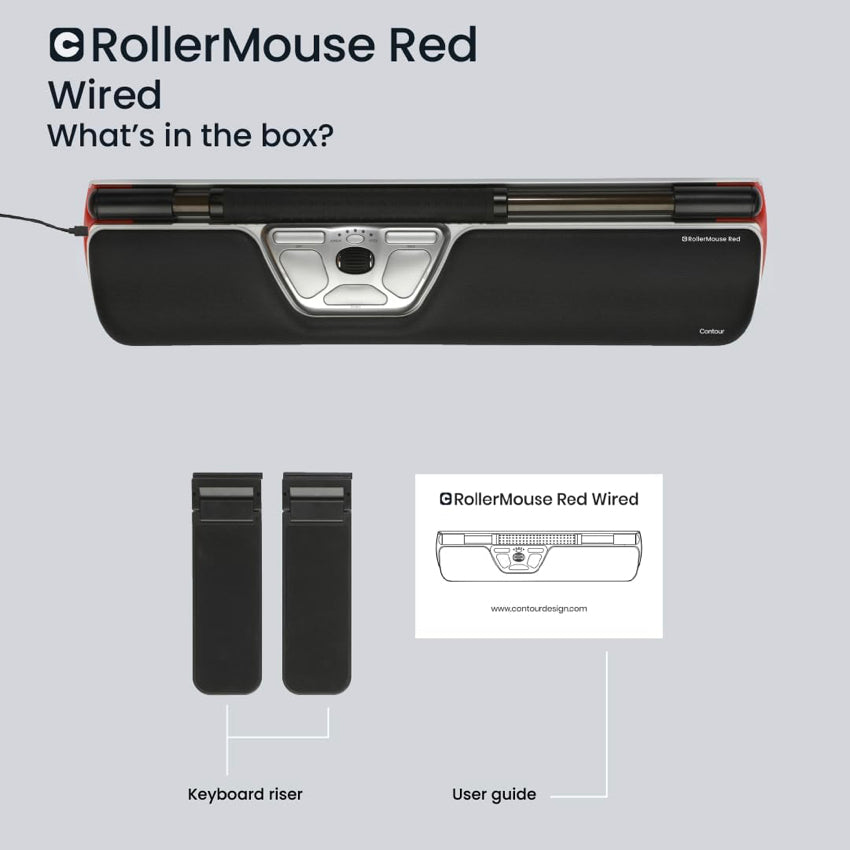 Contour Design RollerMouse Red Wireless