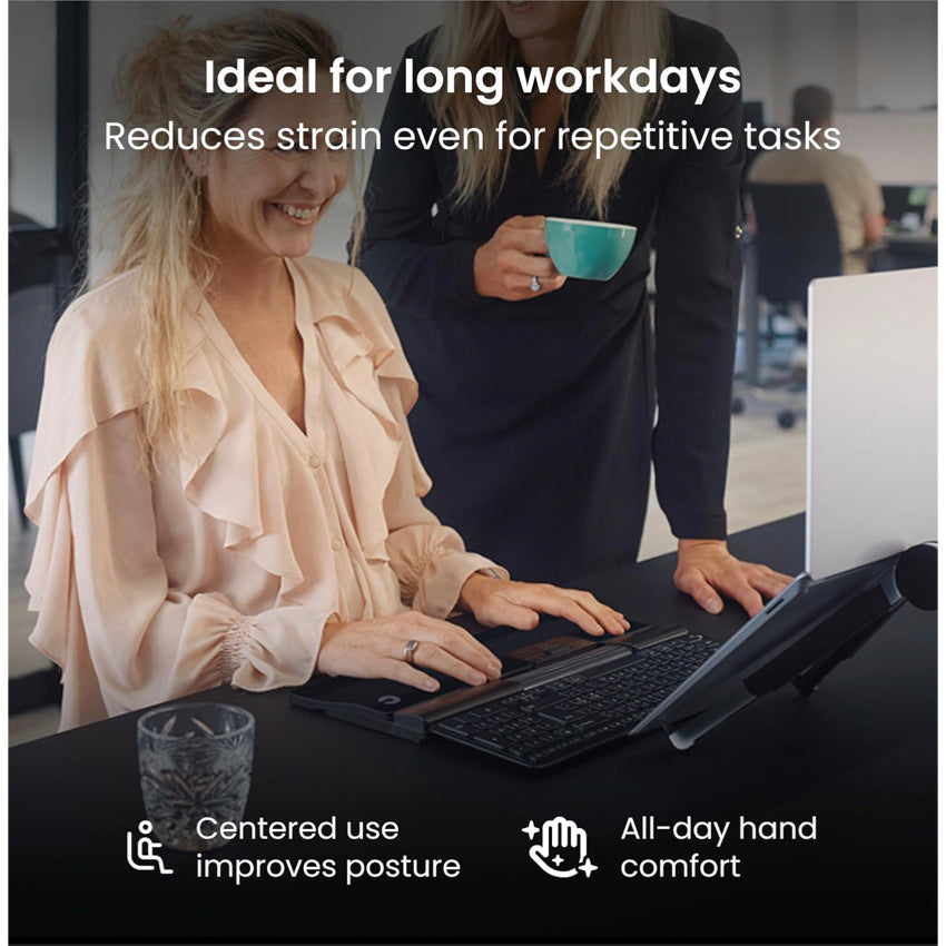 Contour Design SliderMouse Pro Wireless - Regular Wrist Rest - Vegan Leather