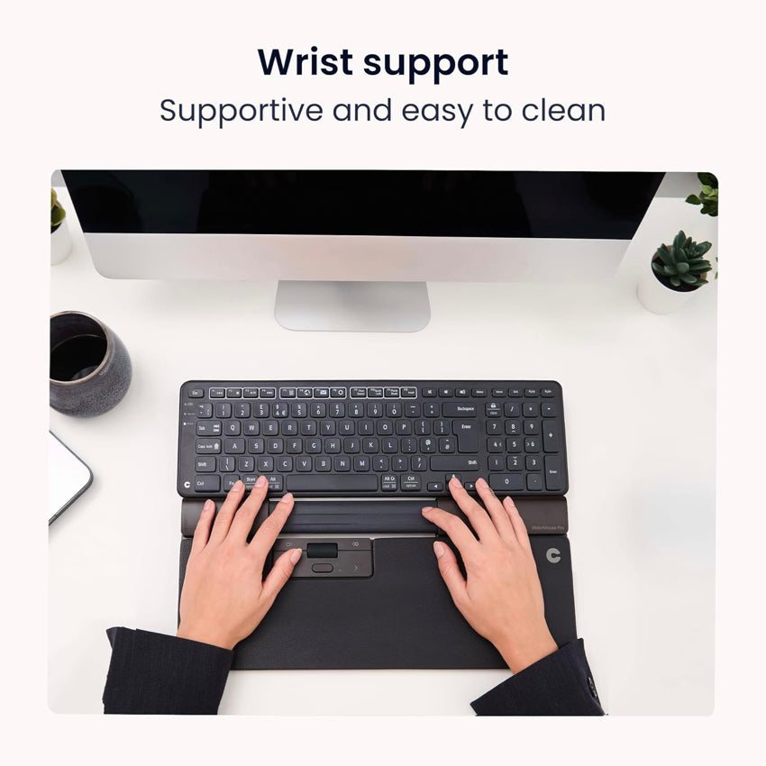 Contour Design SliderMouse Pro Wireless - Regular Wrist Rest - Vegan Leather