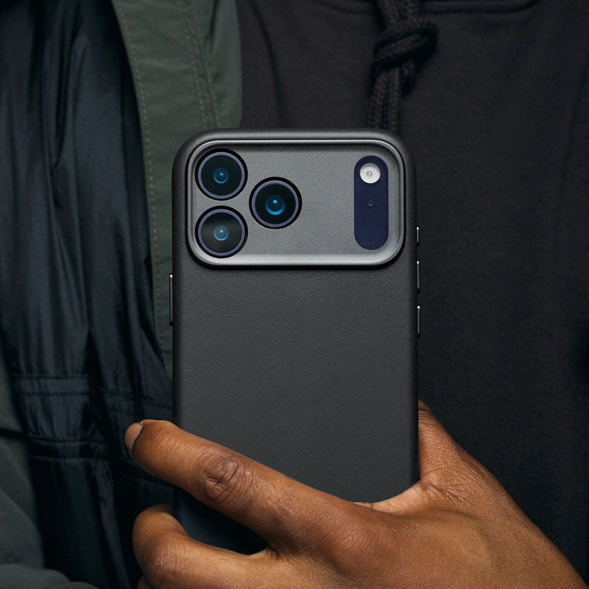 DECODED iPhone 17 Pro Leather Case MagSafe – Black, Premium ECCO Leather