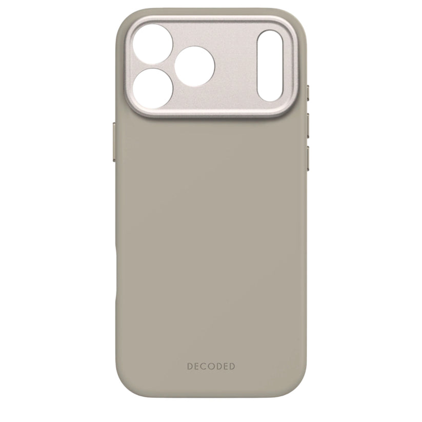 เคสซิลิโคน iPhone 17 Pro Max สี Soft Taupe แบรนด์ Decoded รองรับ MagSafe