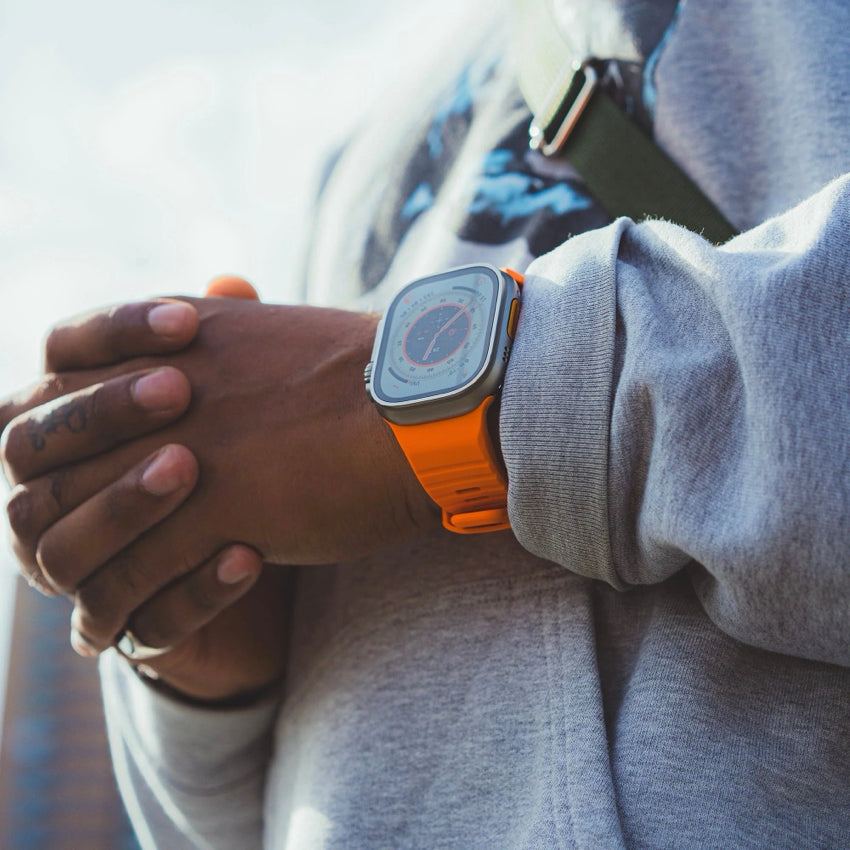 สายนาฬิกา Decoded Sport Silicone Ultra Traction Strap สี Apricot ไซส์ 42/44/45/49 มม.