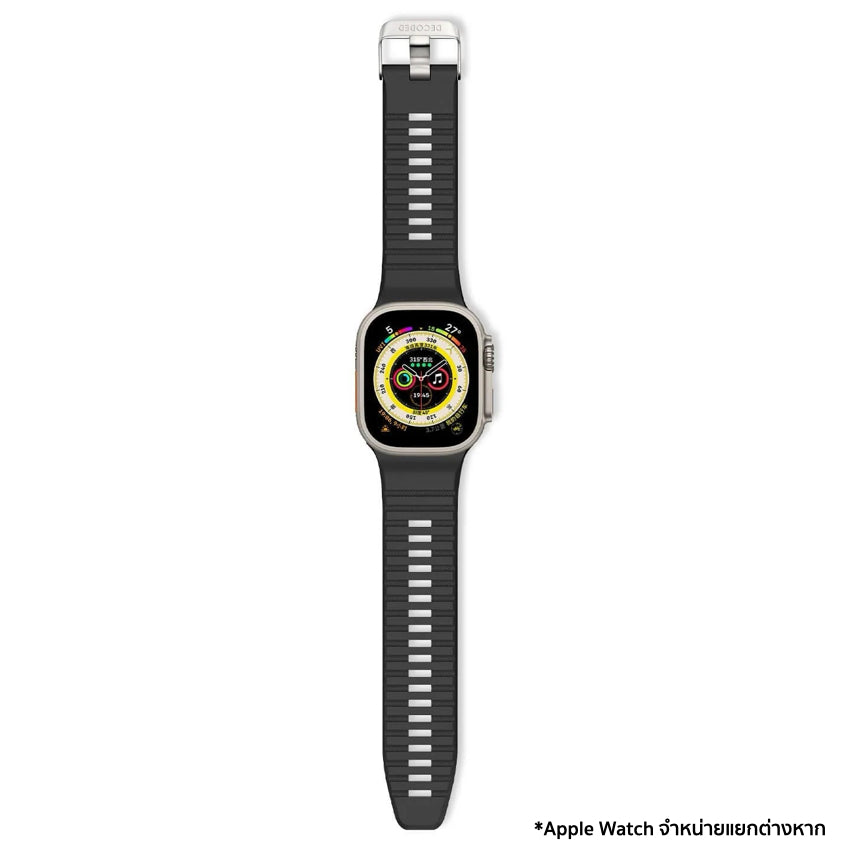 สายนาฬิกาซิลิโคน Sport Ultra Traction สี Black ไซส์ 42/44/45/49 มม. แบรนด์ DECODED