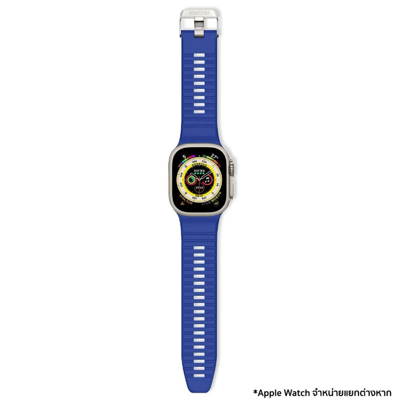 สายนาฬิกาซิลิโคน Sport Ultra Traction สี Galactic Blue ไซส์ 42/44/45/49 มม. แบรนด์ DECODED
