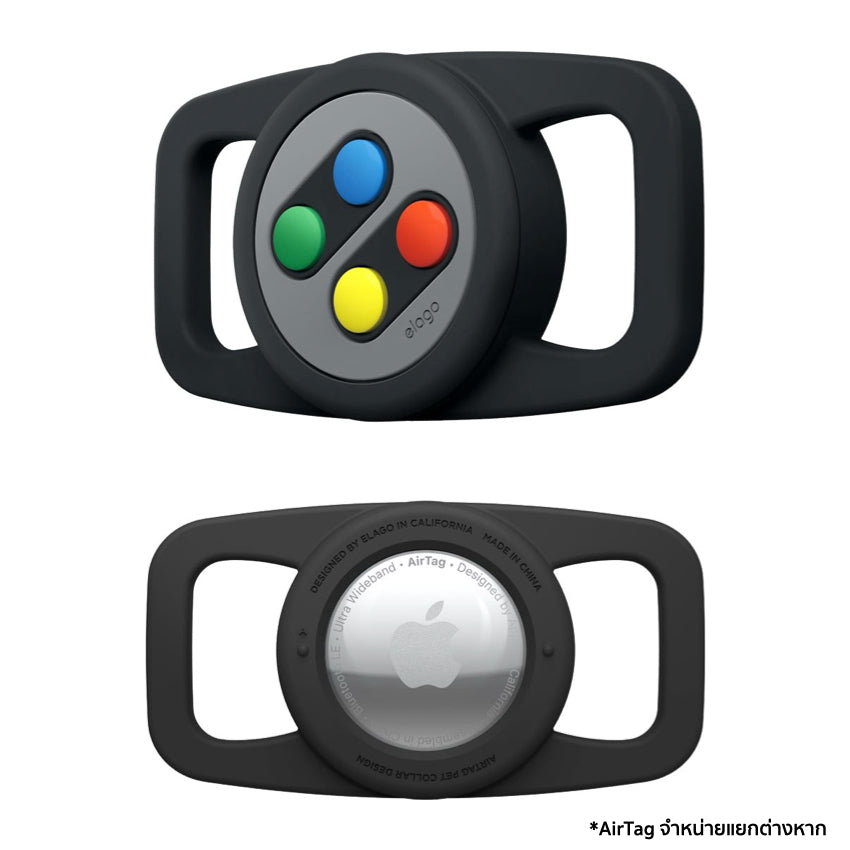เคส W5 Pet Collar สำหรับ Airtag สี Black จากแบรนด์ ELAGO