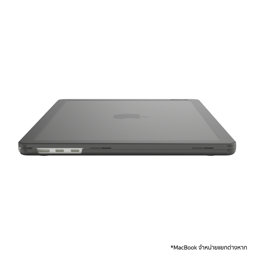 เคส Edge Hardshell สำหรับ MacBook Air 15 นิ้ว (M3, 2024) สี Black เข้าถึงพอร์ตง่าย จากแบรนด์ INCASE