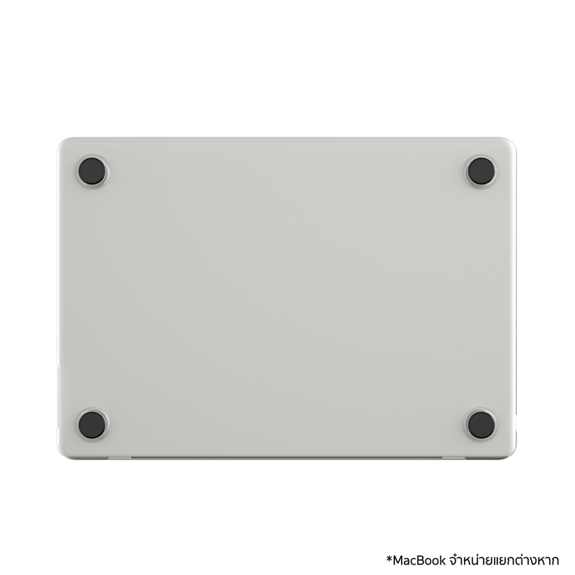 เคส Edge Hardshell สำหรับ MacBook Air 15 นิ้ว (M3, 2024) สี Clear มีฐานยางกันลื่น จากแบรนด์ INCASE