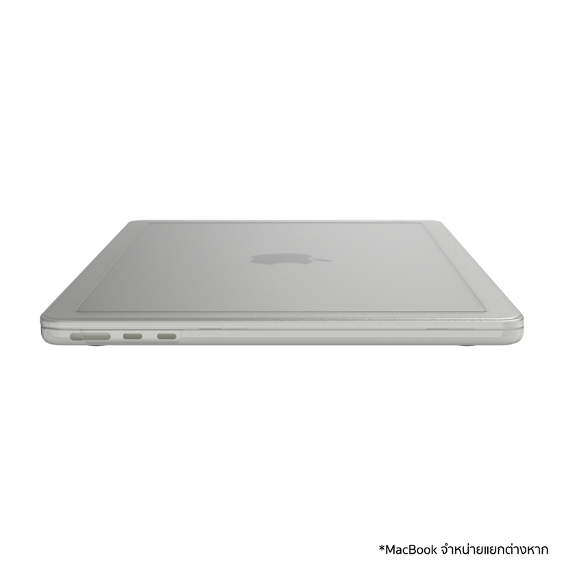 เคส Edge Hardshell สำหรับ MacBook Air 15 นิ้ว (M3, 2024) สี Clear เข้าถึงพอร์ตง่าย จากแบรนด์ INCASE