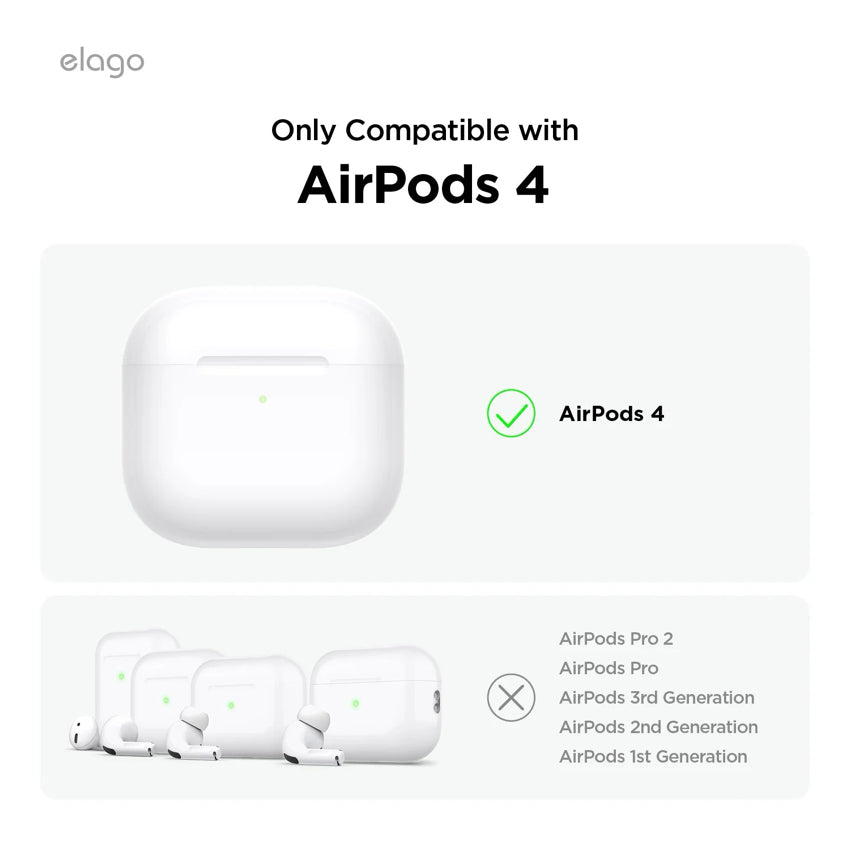 Elago Armor Hang case for AirPods G4 - Stone