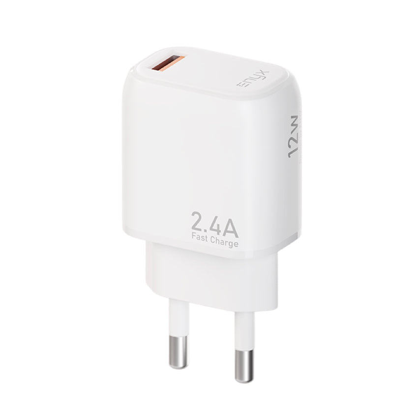 หัวชาร์จ USB 2.4A 12W  พกพาสะดวก ใช้ได้ทุกที่ ทั้งบ้านและที่ทำงาน