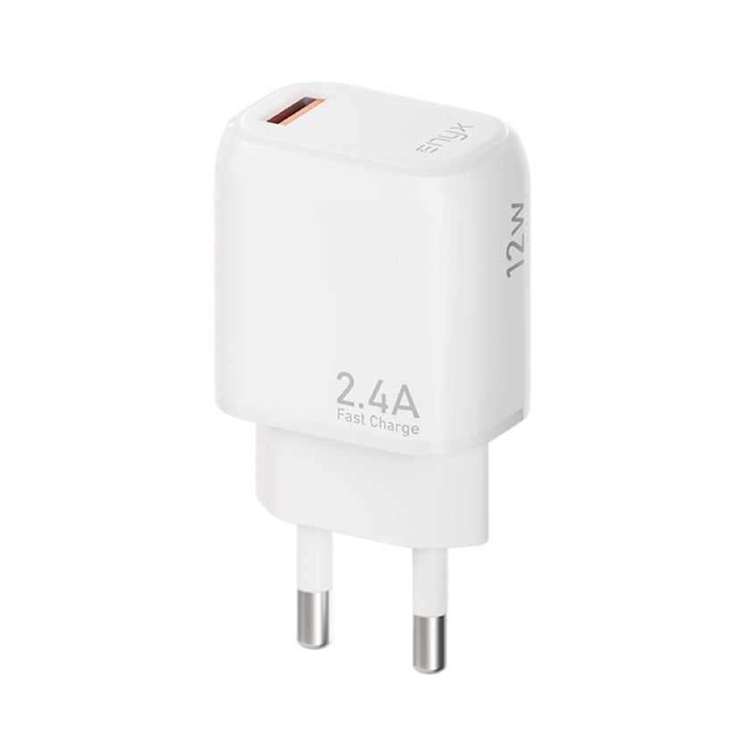 หัวชาร์จ USB 2.4A 12W  พกพาสะดวก ใช้ได้ทุกที่ ทั้งบ้านและที่ทำงาน