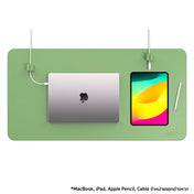 อุปกรณ์เสริม Desk Mat Pro + Cable Blocks สี Green