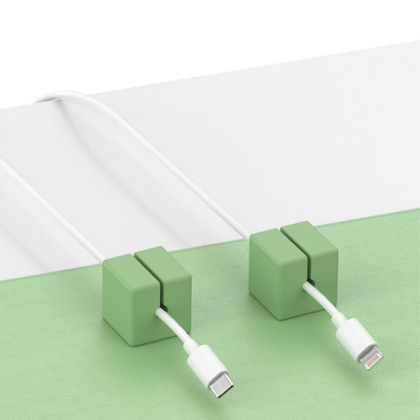 อุปกรณ์เสริม Desk Mat Pro + Cable Blocks สี Green