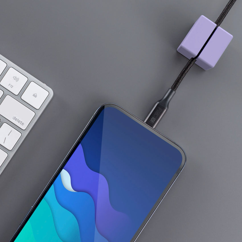 อุปกรณ์จัดการสายเคเบิล Function 101 Cable Blocks (3 ชิ้น) สี Purple