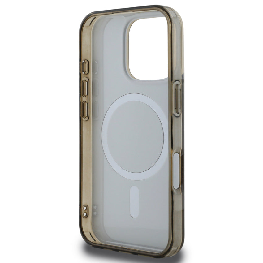 เคสไอโฟน 4G Tone รองรับ MagSafe สำหรับ iPhone 16 Pro Max สี Brown รองรับการชาร์จไร้สาย จากแบรนด์ GUESS