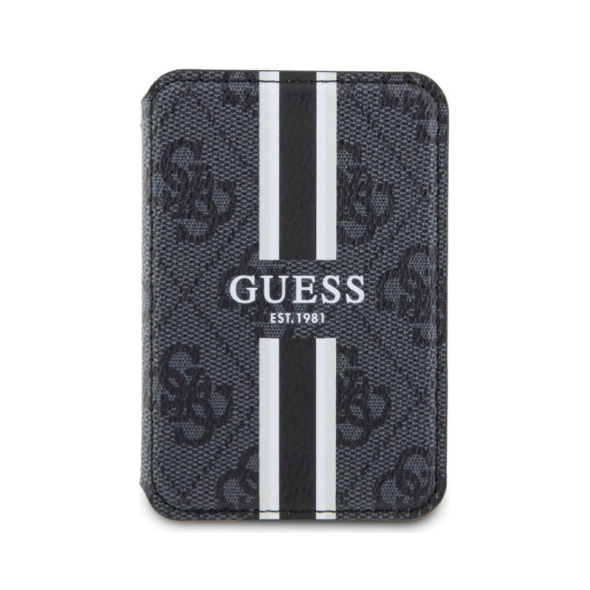 กระเป๋าใส่บัตร Stripes รองรับ MagSafe สี Black จากแบรนด์ GUESS